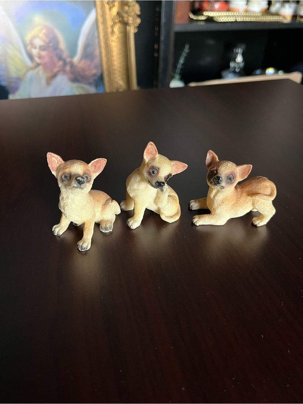 3 Vintage Chihuahua Figurines